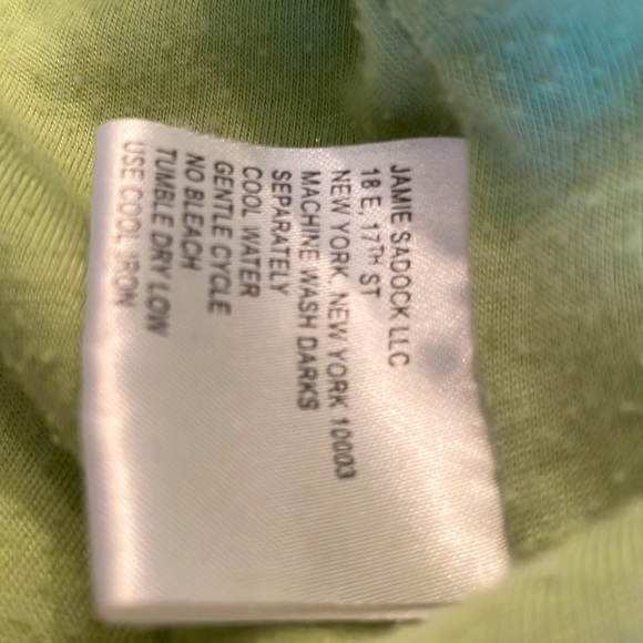 Green Jamie Sadock jacket with a black pattern and black buttons - Picture 7 of 7